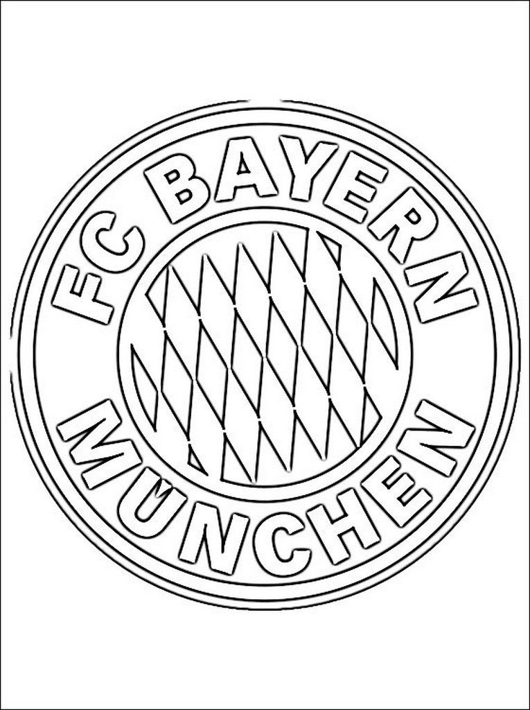 Kidsnfun Kleurplaat Europa Fc Bayern Munchen – Kleurplaten