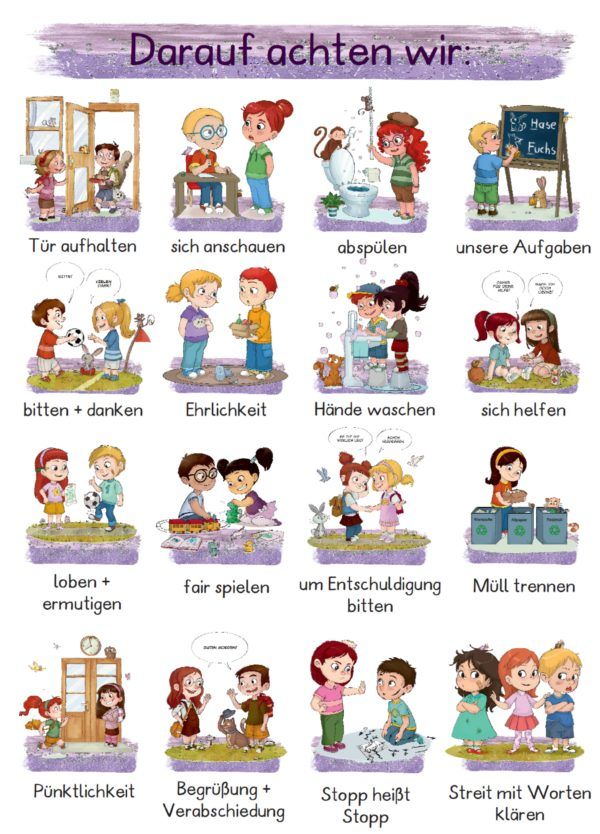 freundlichkeit – Zaubereinmaleins Shop | Kinder erziehen, Kinder schule ...