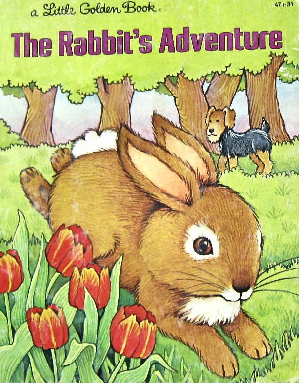 The Rabbit's Adventure ~ A Little Golden Book Old Children's Books ...