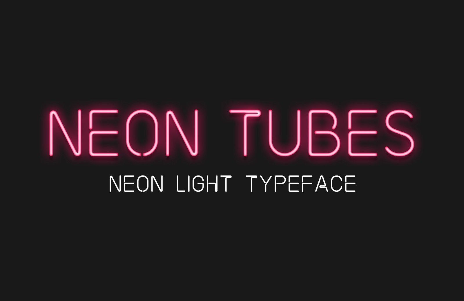 Neon Tubes - Neon Sign Font | ネオンサイン, ロゴデザイン, デザイン