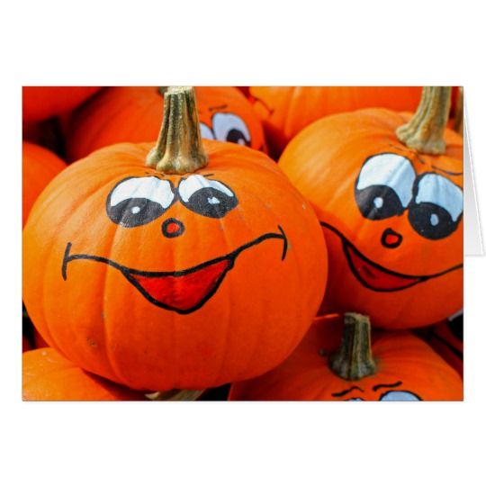 Happy pumpkins Halloween or Thanksgiving photo Halloween Facts ...