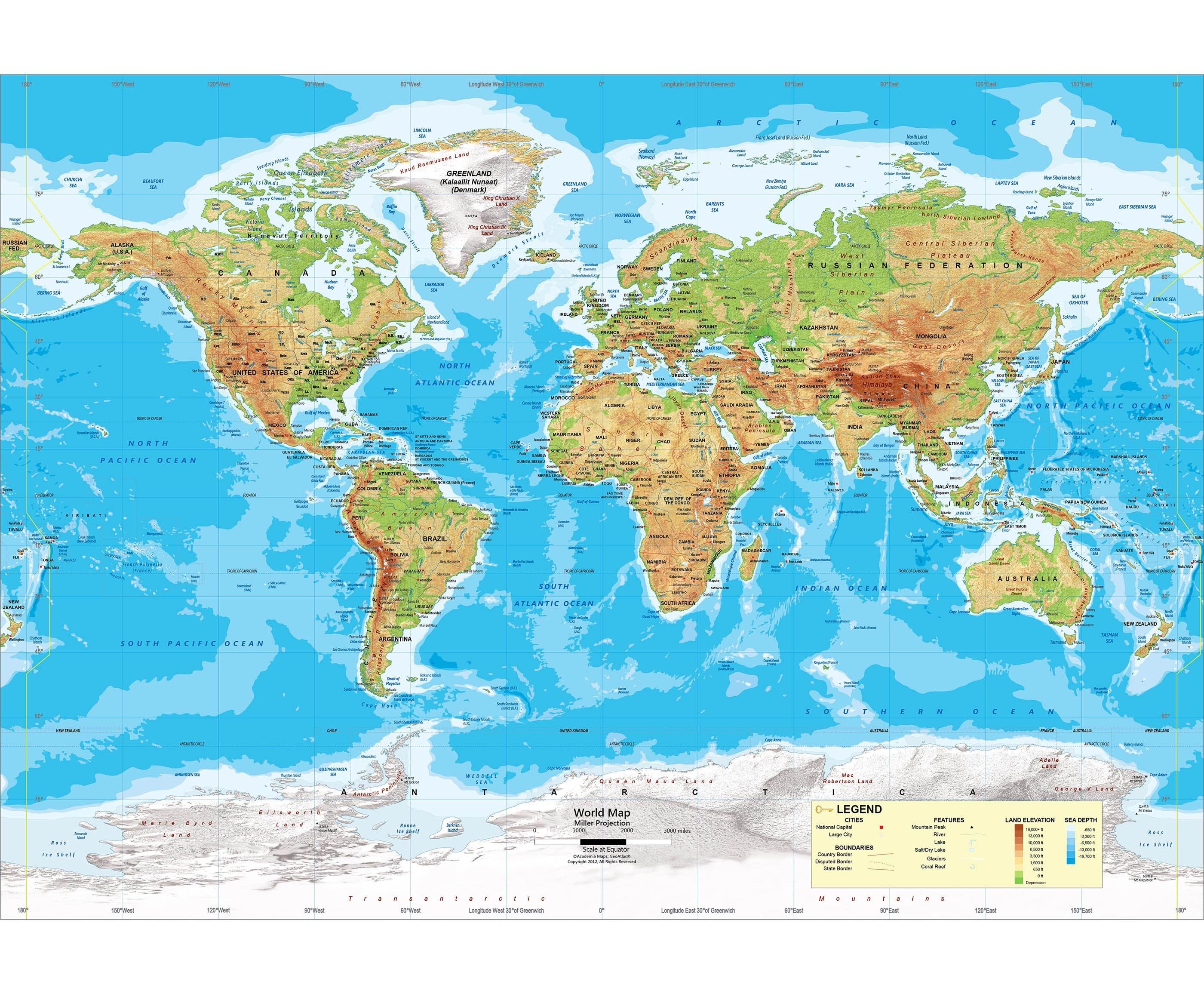 Mountain Ranges Of The World Map Pdf – Map With States