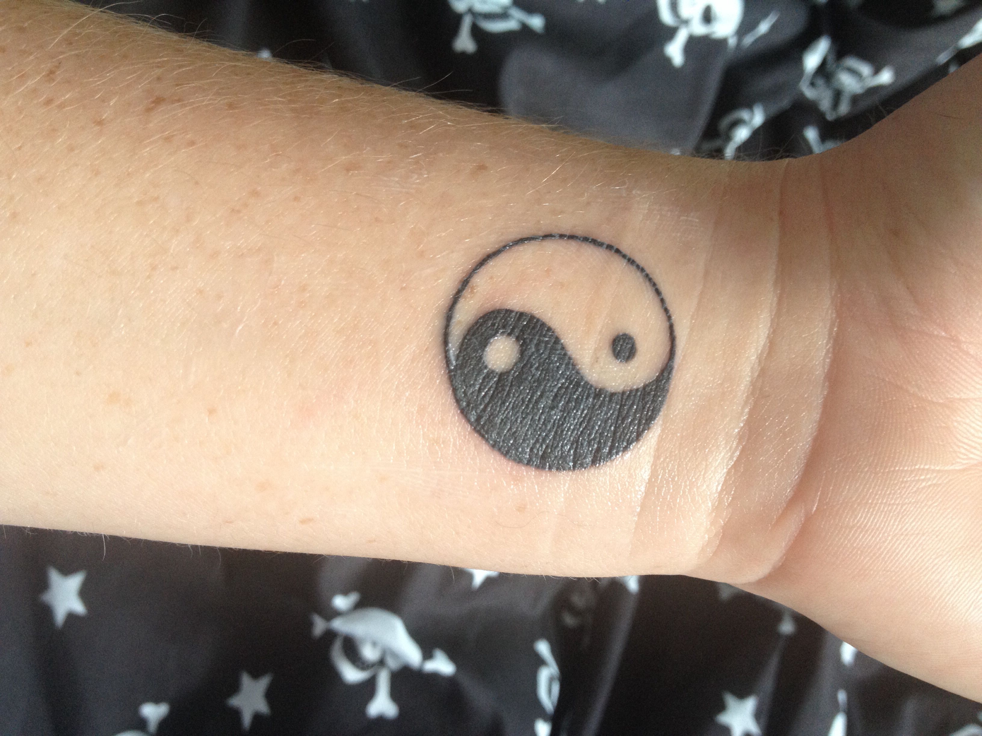 Yin Yang Tattoo On Wrist - Printable Calendars AT A GLANCE