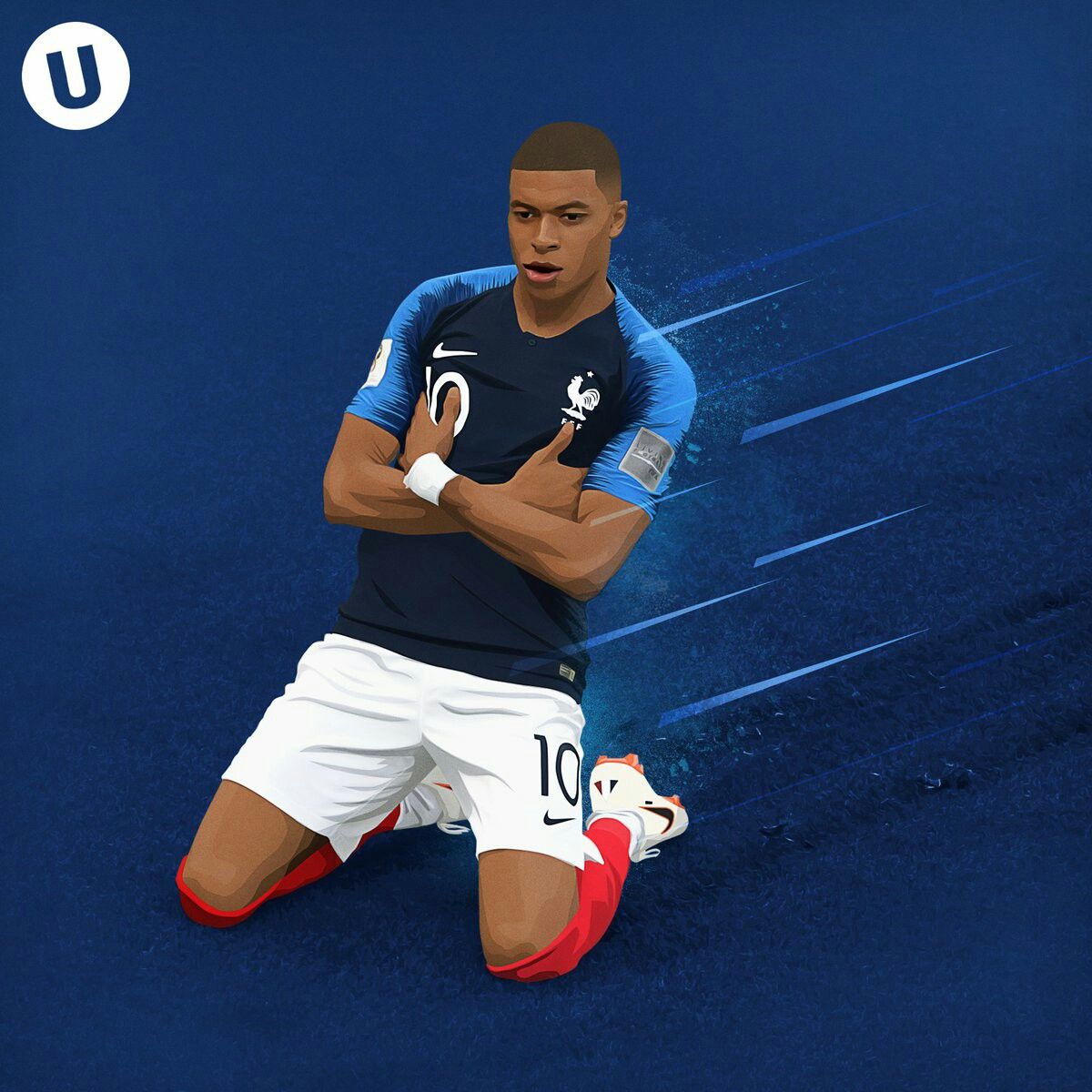 Mbappe | Joueur de football, Football dessin, Photos de football