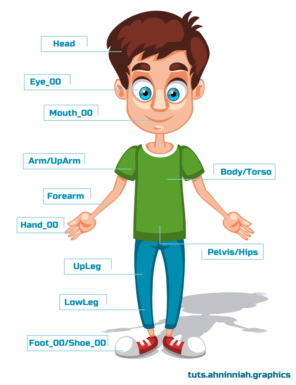 Cartoon Body Parts : Cartoon Body Parts Vector At Vectorified.com ...