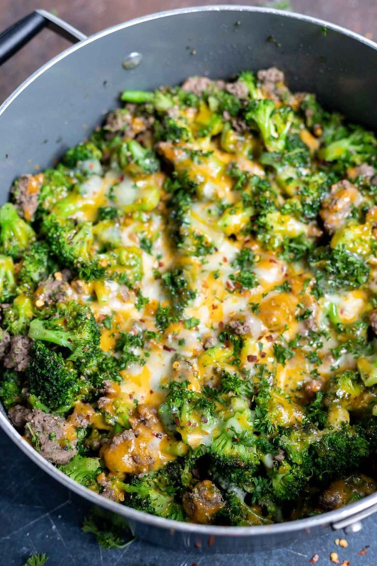 LOW CARB GROUND BEEF and BROCCOLI + Tasty Low Carb Recipes | Recipe in 2020 | Dinner with ground ...