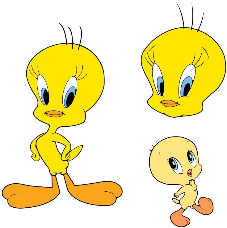 Krafty Nook Yellow Cartoon Bird Cartoon Birds Cartoon Krafty Nook