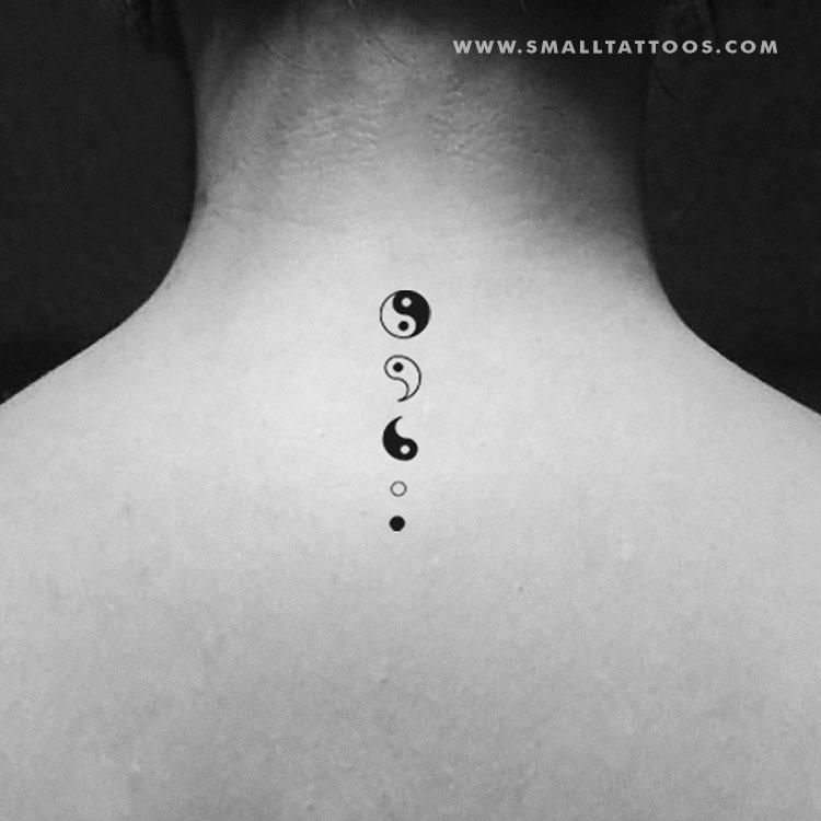 Ying Yang Tatuaje, Ying Y Yang, Dainty Tattoos, Pretty Tattoos, Mini ...