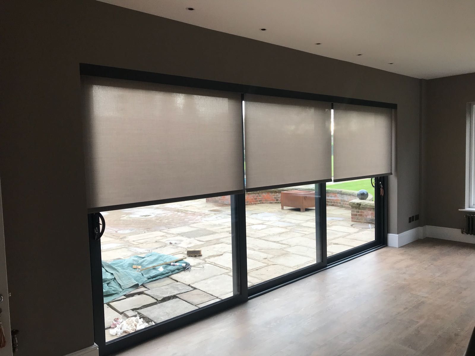 Do you need electric blinds for sliding doors, bifold doors or large