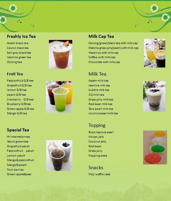 Popping Boba Flavors