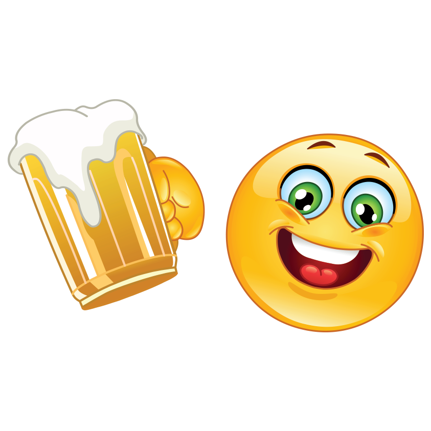 Emoticon: Beer! | Смешные смайлики, Эмодзи, Пиво