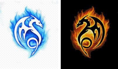 Fire And Ice Dragon Tattoo