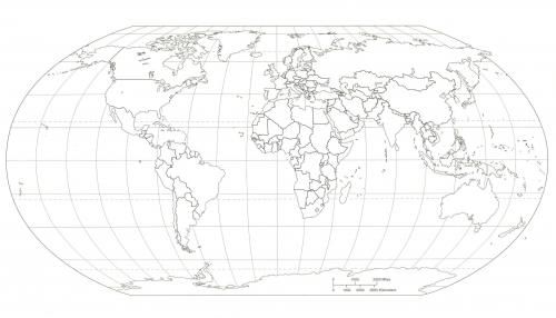 Pin by Damian Kopec on Nature photos | World map coloring page, Blank ...