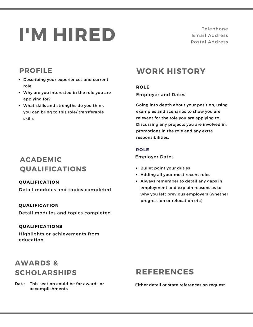 CV Layouts | Resume writing, How to apply, Describe yourself