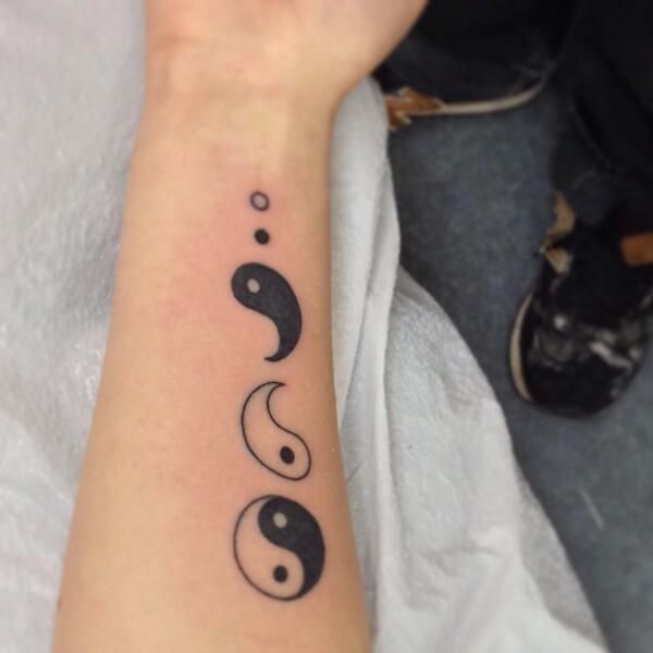 Ying Yang tattoo