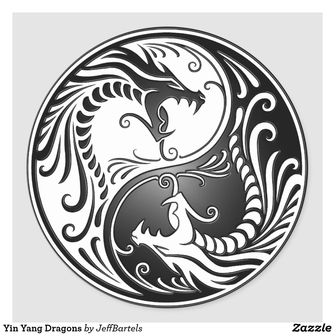 Yin Yang Tattoos, Ying Und Yang Tattoo, Dragon Yin Yang Tattoo, Dragon ...