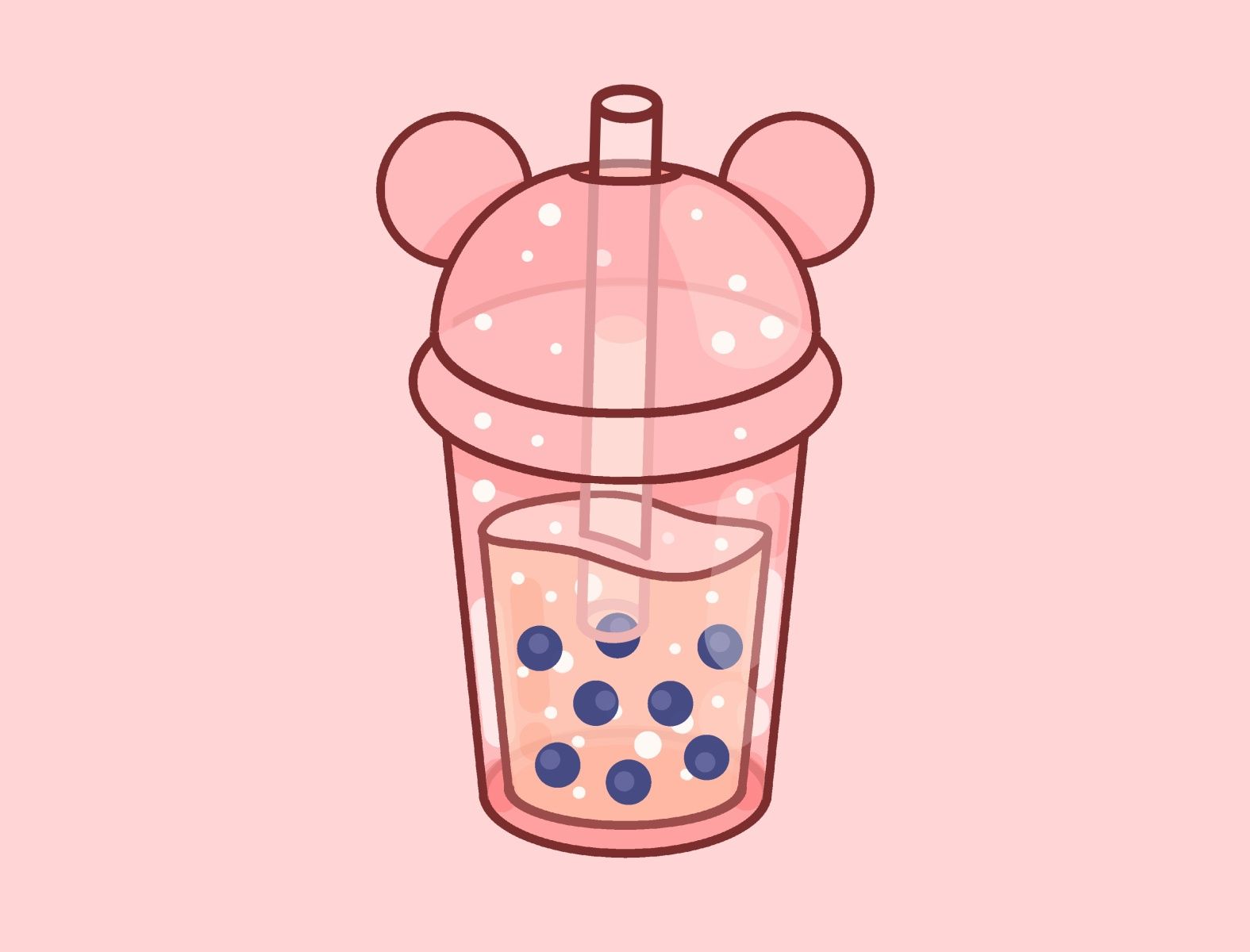 Aesthetic Boba Drawings