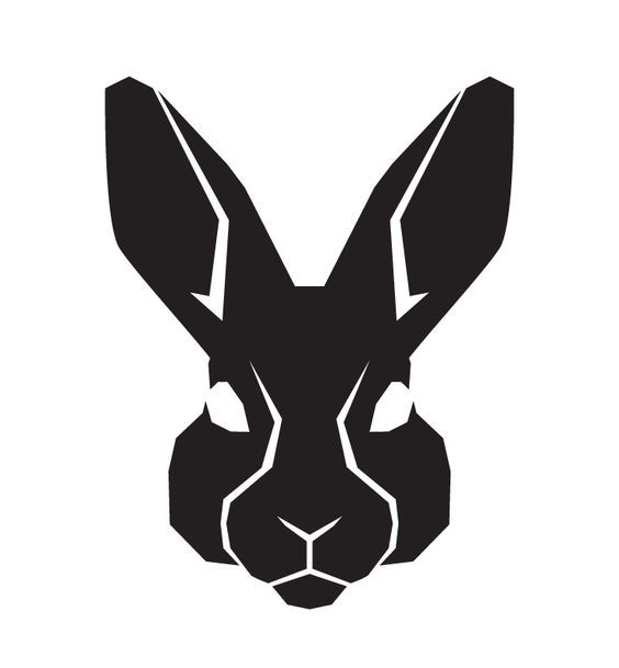 Logo Rabbit, Rabbit Art, Wild Rabbit, Bunny Tattoos, Rabbit Tattoos ...