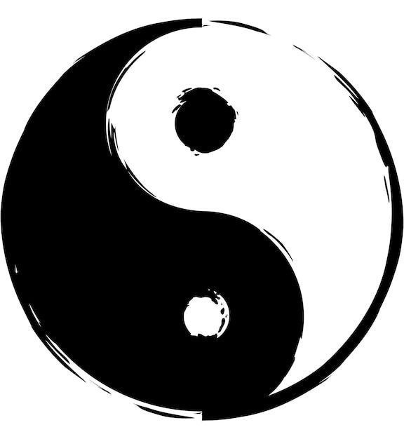 Premium Vector | Symbol of yinyang in 2023 | Yin yang art, Yin yang ...