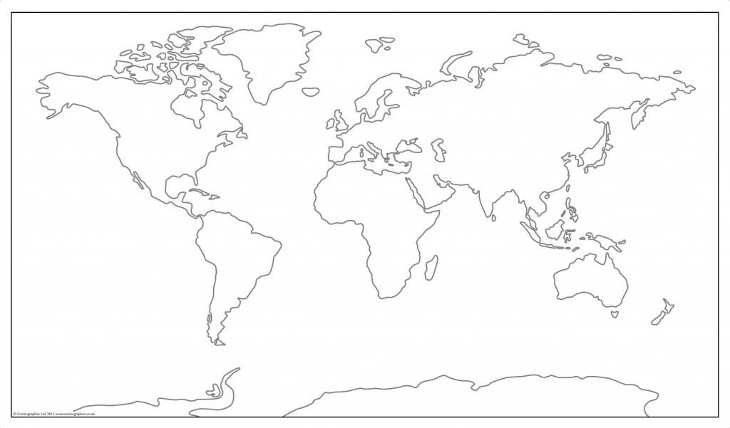 World Map A4 Size Printable Pdf