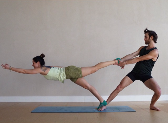 The 5 Best Partner Yoga Photos On Instagram Partner Yoga Poses 50 Partner Yoga Poses For Friends In 2020 Two People Yoga Poses Partner Yoga Poses Couples Yoga Poses