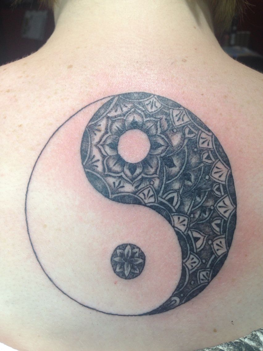 Mandala yin yang tattoo | Yin yang tattoos, Tattoos, Yin yang