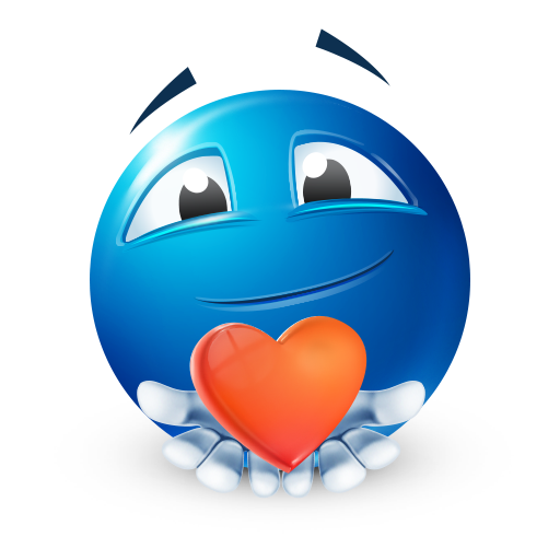 Blue Cute Emoji Set - blue cute emoji For those who love the color blue