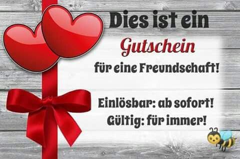 Gutschein Gutscheine Freundschaft Freundschaft Zitate