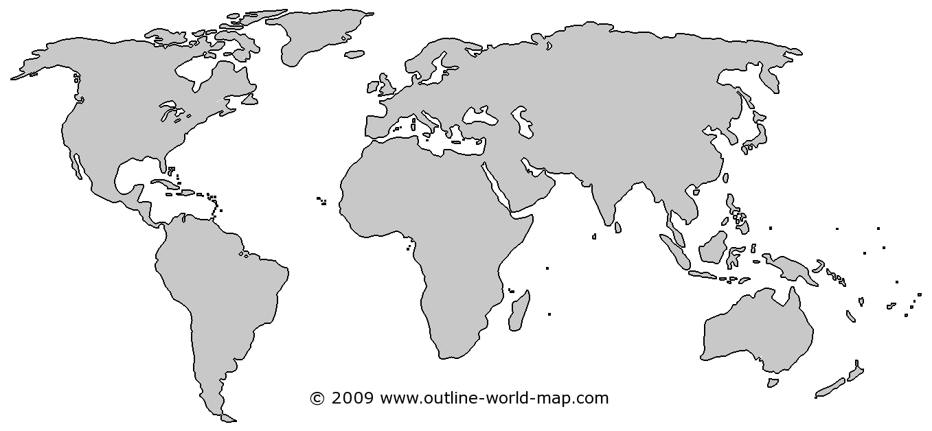 Outline World Map Images | World map outline, World map painting, Map ...