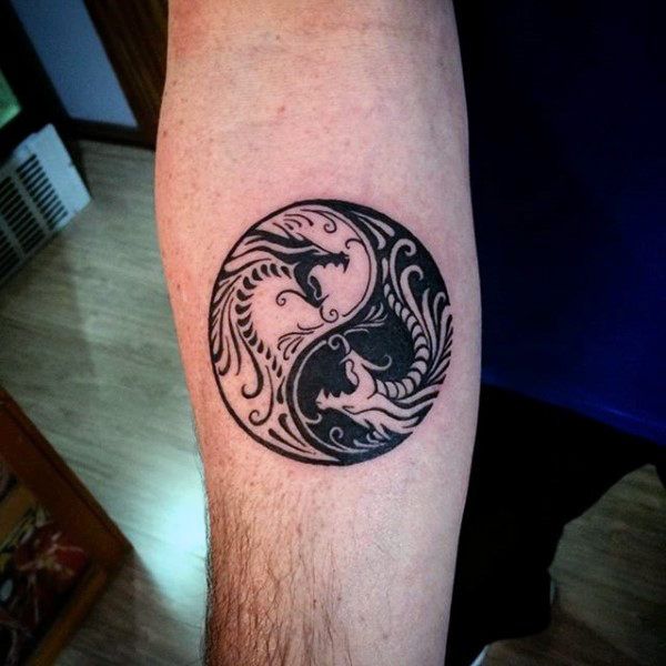 Yin Yang Tattoo Art