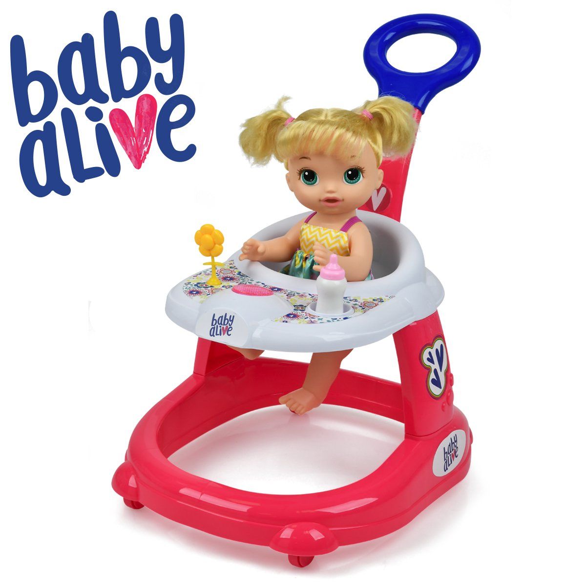 Baby alive baby doll floral walker for ages 3 years and up walmart com ...