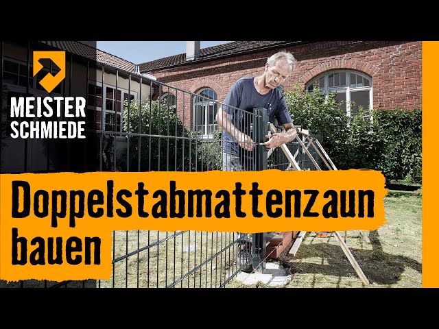 
							Doppelstabmattenzaun bauen
						