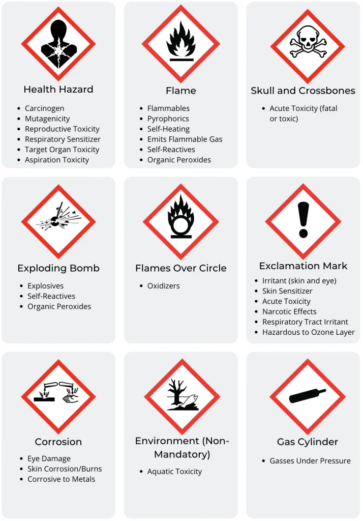 Carcinogen And Toxic Symbol