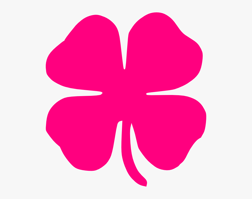 Pink 4 Leaf Clover, HD Png Download, Free Download