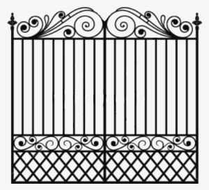 Wrought Iron Fence - Cancel De Herreria PNG Image | Transparent PNG ...