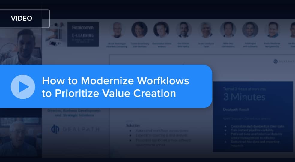 Realcomm Webinar: 3 Ways IT Teams Can Remove Inefficiencies Across the Pipeline
