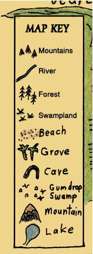 Map Key Symbols Mountains