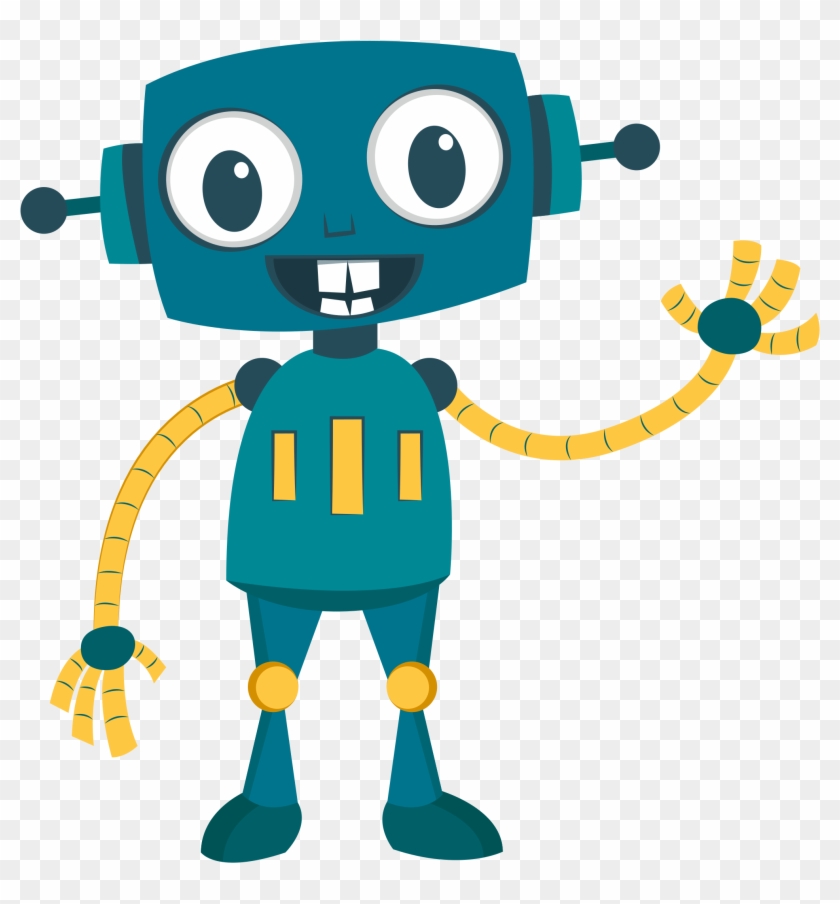 Robot Cartoon Or Clipart