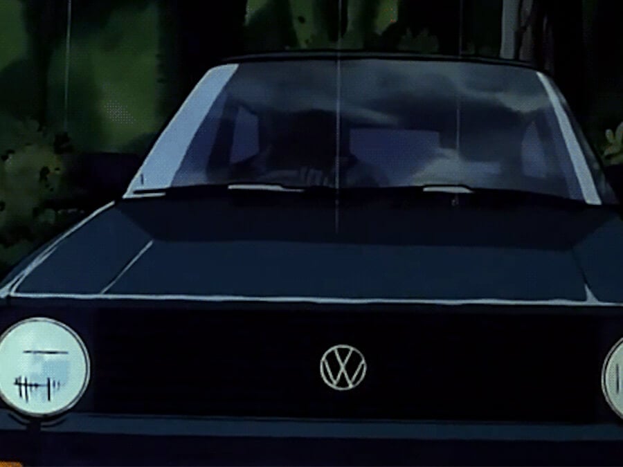 Anime Volkswagen Golf Mk1 Car Loop