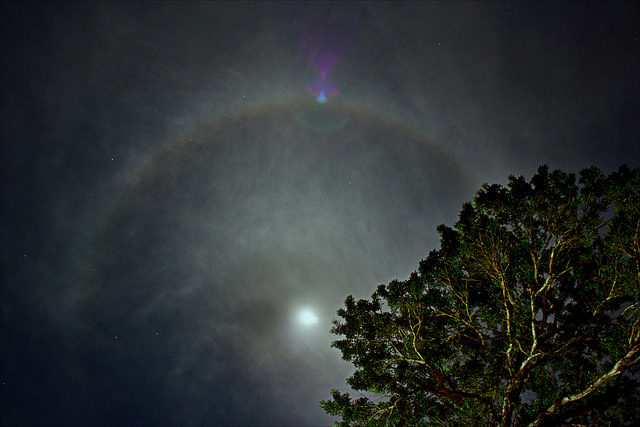 Lunar halo by Gustav Sanchez