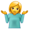 Shrug Emoji Man Free PNG | PNG Play