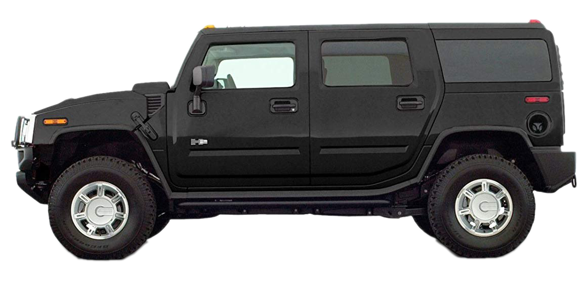 Black Hummer, Vehicle, Luxury PNG