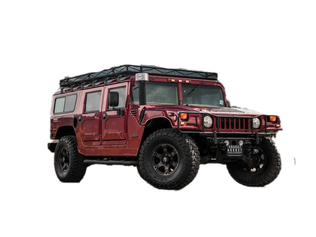 Red Hummer Vehicle, Car Silhouette, Automotive Icon Transparent PNG