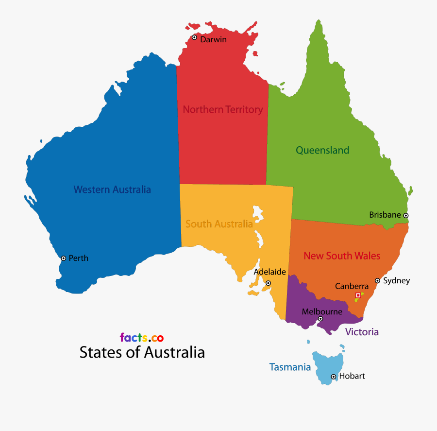 A4 Map Of Australia Printable