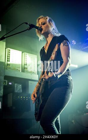 Brody Dalle performing live in concert at 02 Academy in Birmingham Stock Photo