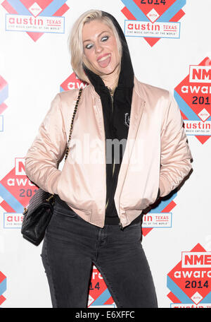 The NME Awards 2014 held at O2 Academy Brixton - Arrivals  Featuring: Brody Dalle Where: London, United Kingdom When: 26 Feb 2014 Stock Photo