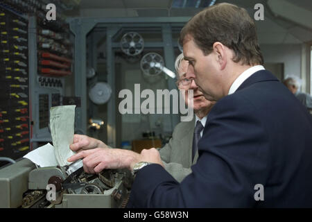 Prince Andrew Bletchley Park Stock Photo