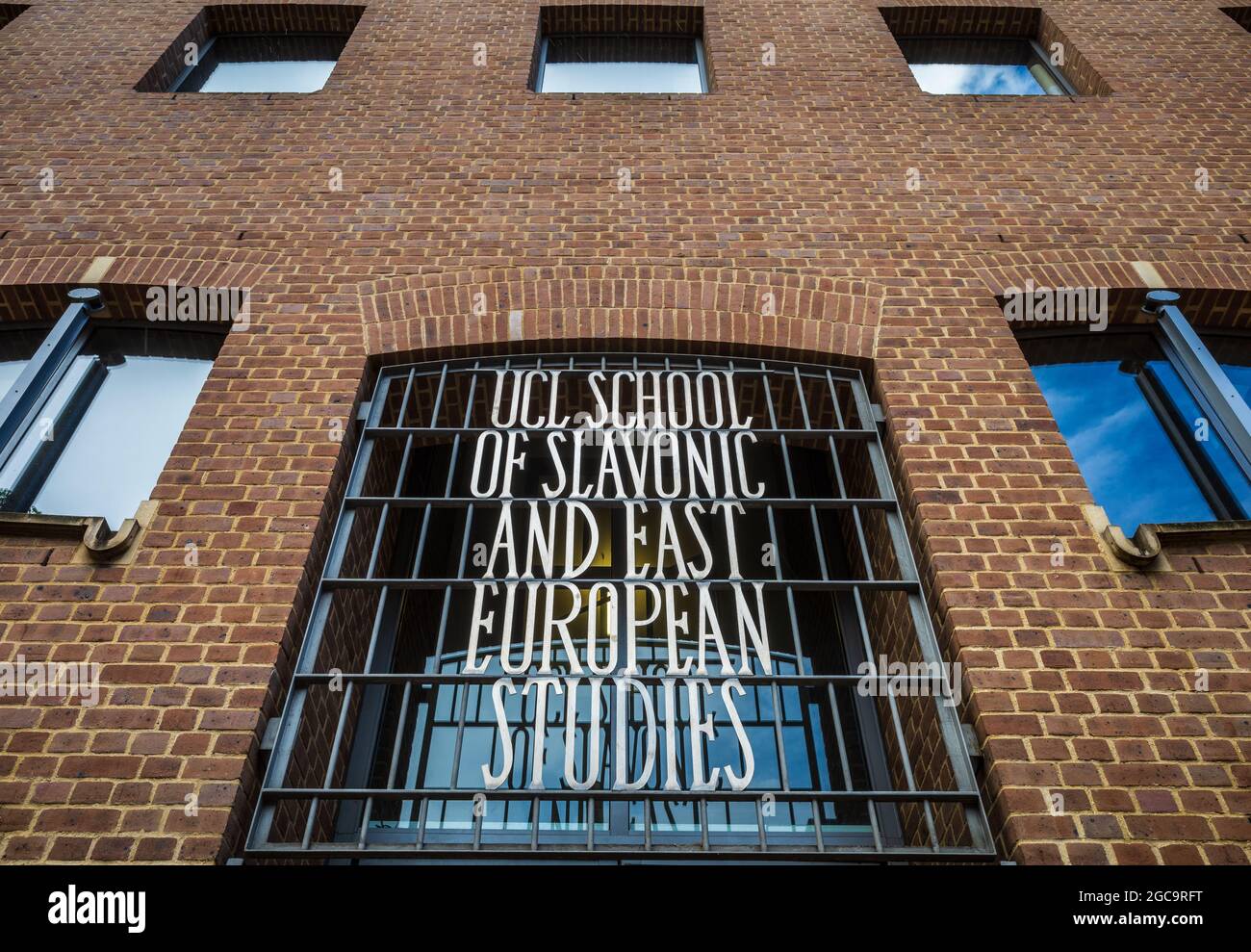 UCL School of Slavonic and East European Studies London. Opened 2005, architects Short and Associates. Stock Photo