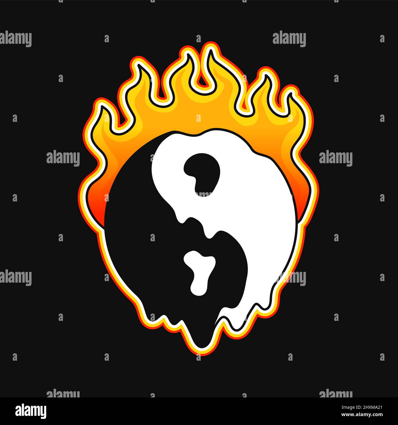 Fire And Ice Graphic