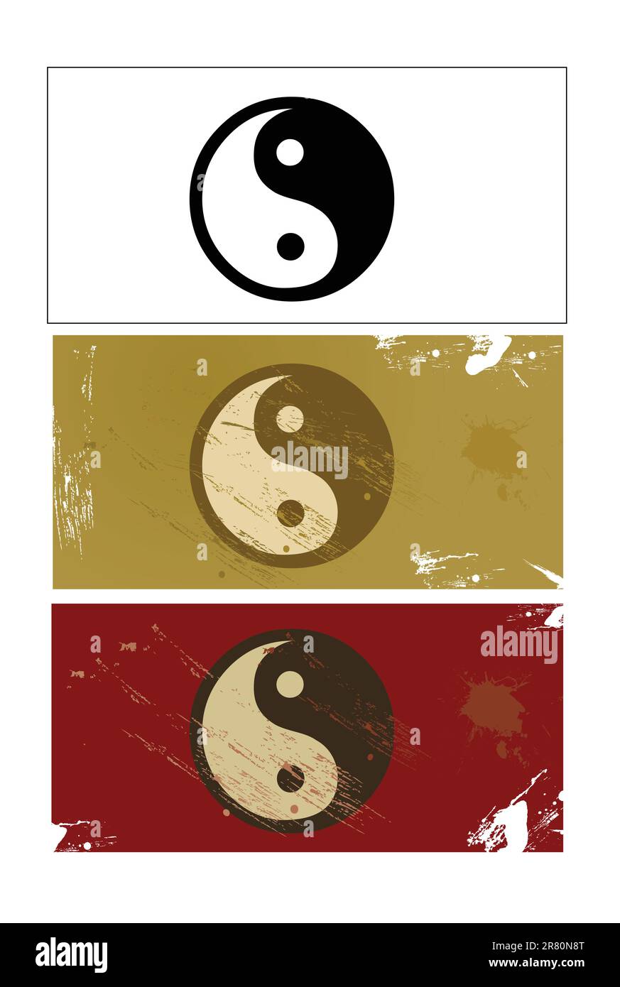 Yin and Yang sign vector Stock Vector Image & Art - Alamy